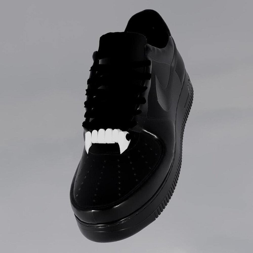 Emo/Punk/Alternative Halloween Vamp Fangs Teeth Custom Lace Lock / Charms - Picture 2 of 9